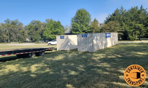 Transporting 2 Containers.