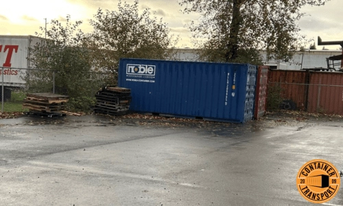 Two Containers on the ground.