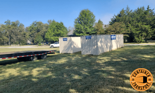 Transporting 2 Containers.