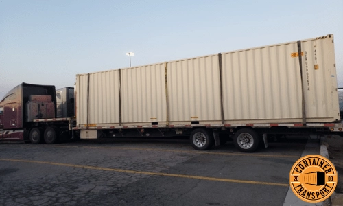 Transporting a 40ft Container.