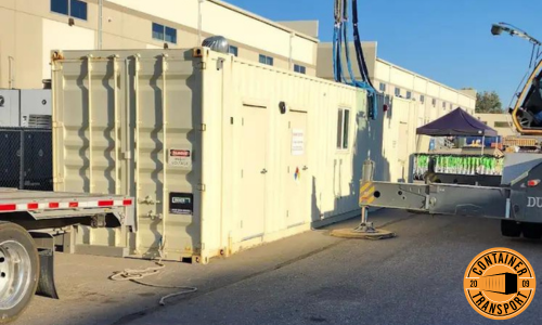Transporting a Cannabis Extraction Facility Container.