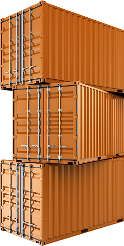 containers stacked