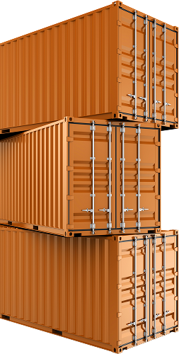 containers stacked