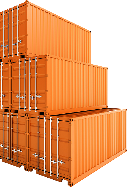 containers stacked