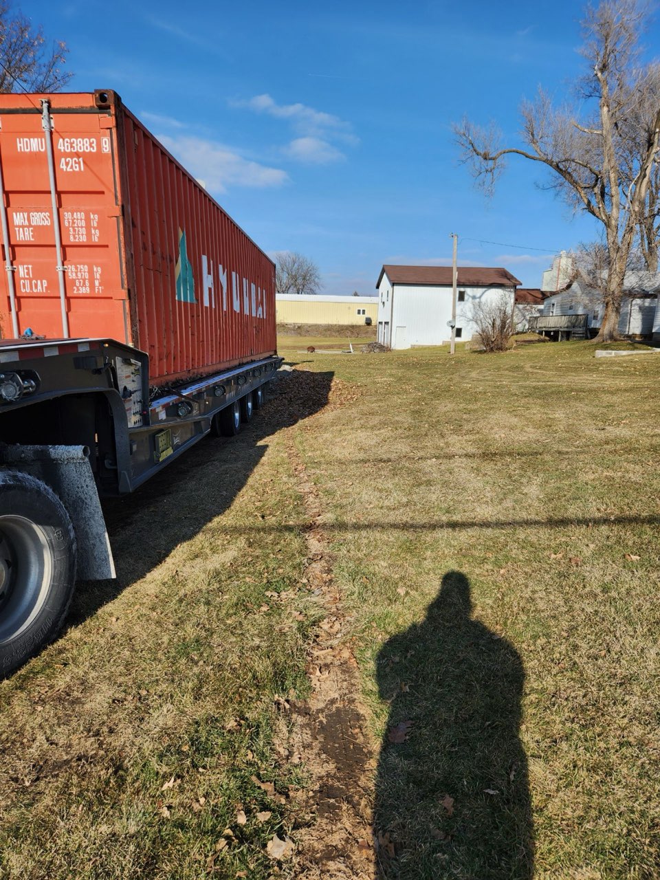 Transporting a container