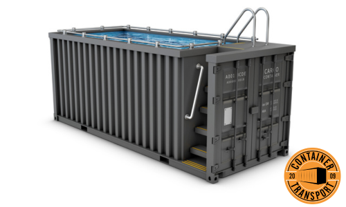 Shipping a Container pool.