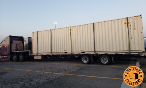 Transporting a 40ft Container.