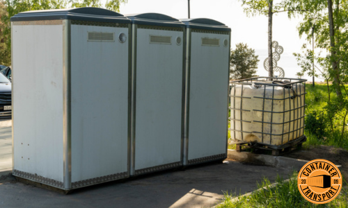 Bathroom container units