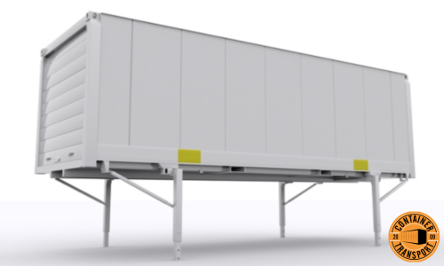 An elevated container