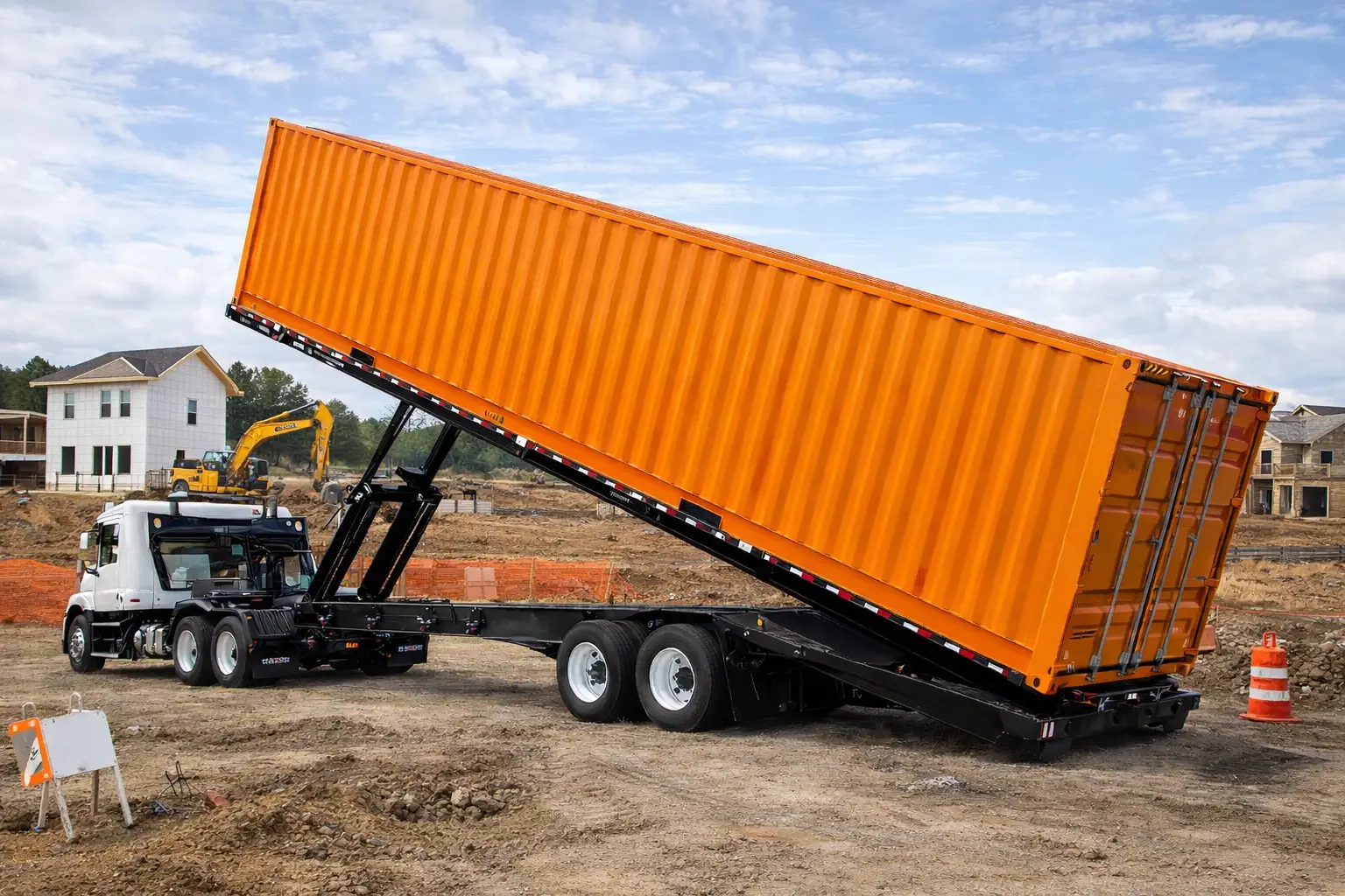 Transporting a container