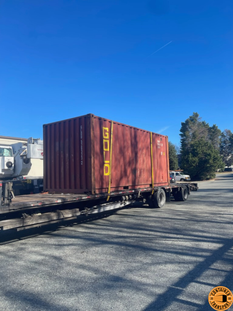 Transporting a landoll.