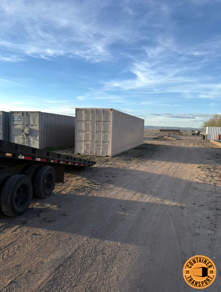 Container ready to be loaded.