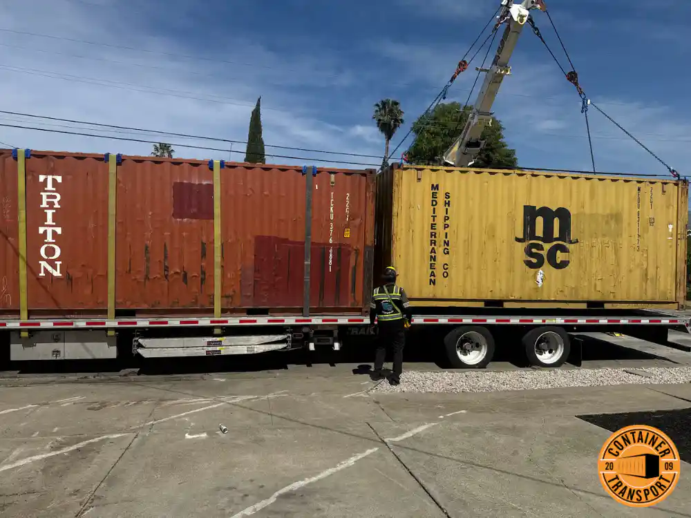 Transporting a container