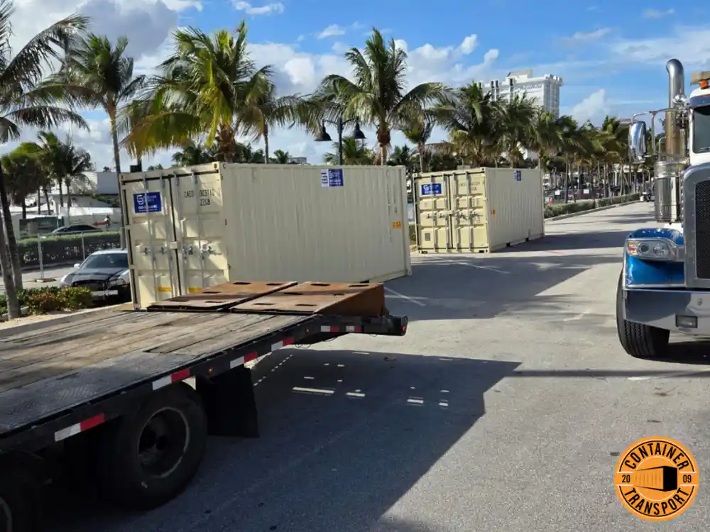 Transporting a container