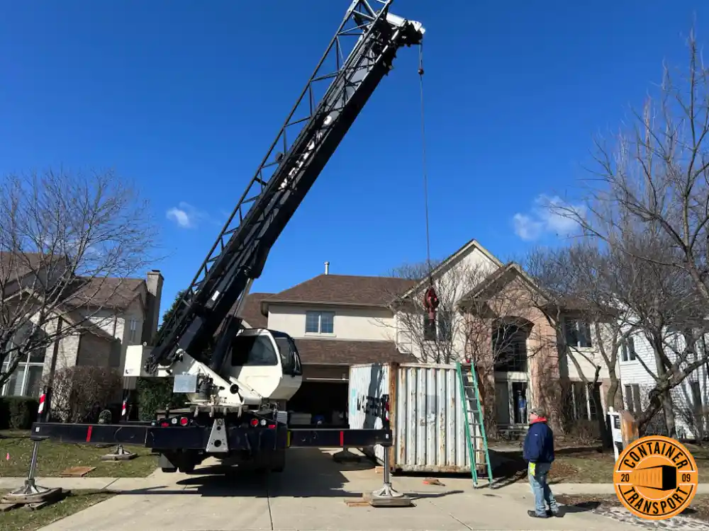 Transporting a container