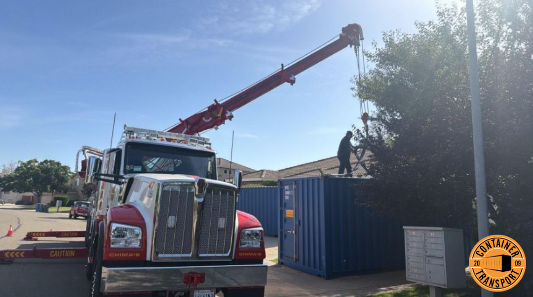 Transporting a container