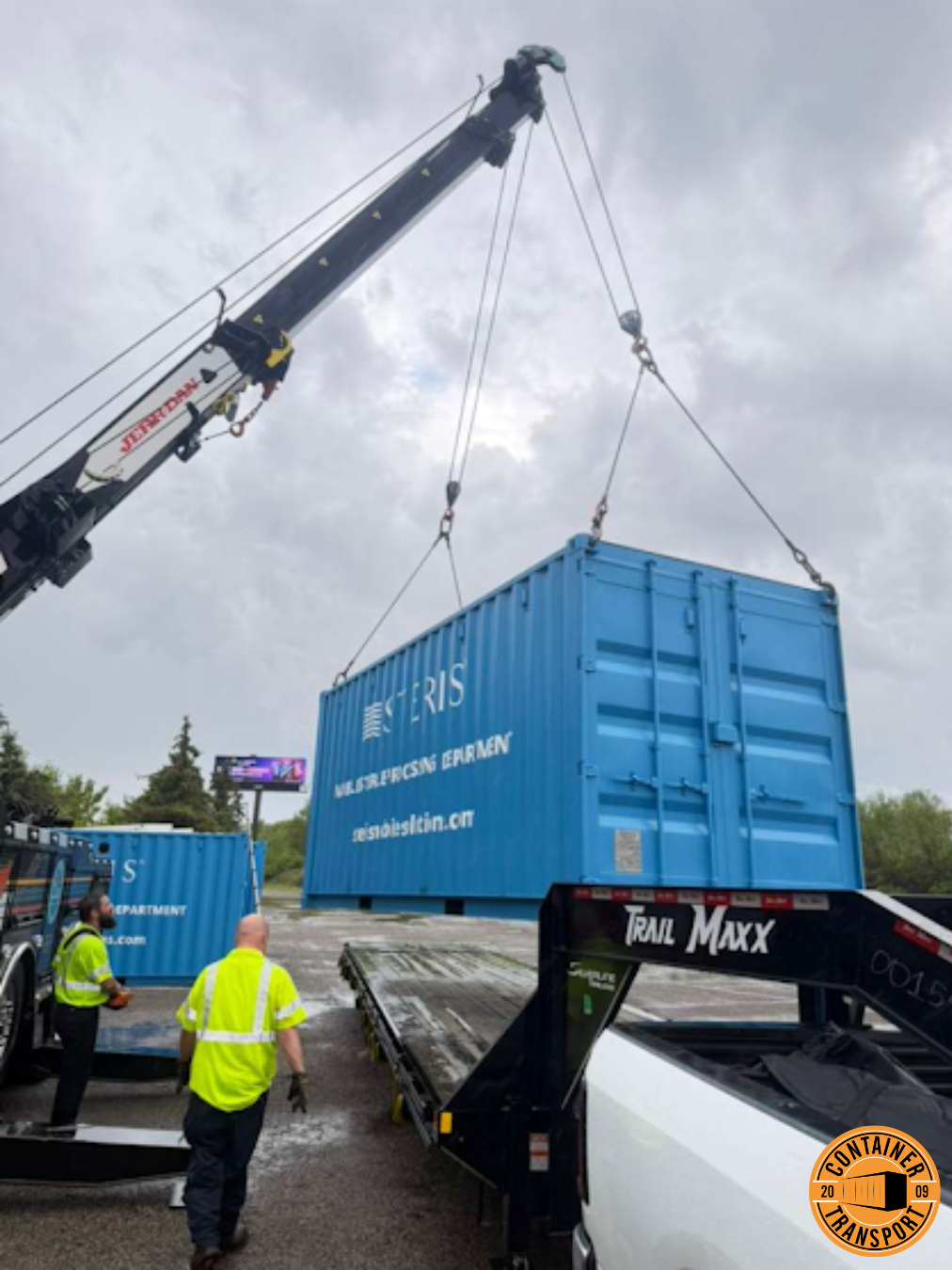 Transporting a container